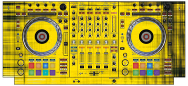 Pioneer DJ DDJ SZ Skin Blacknyellow